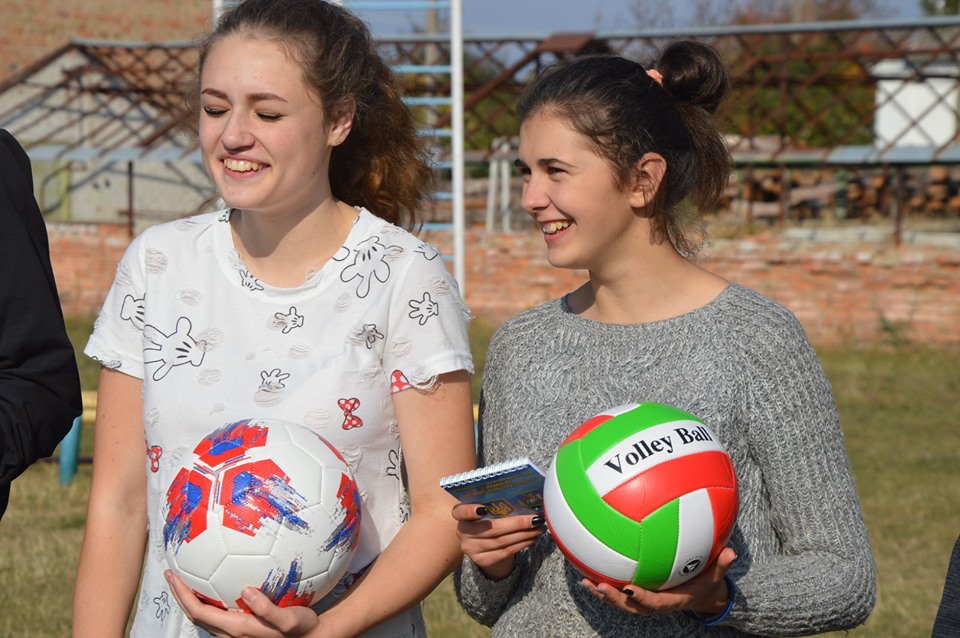 Спортивний урок в Тетієві. Фото