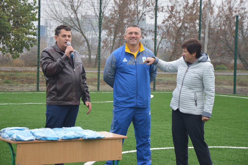  Відкриття спортивного майданчика в Переяславському. Фото