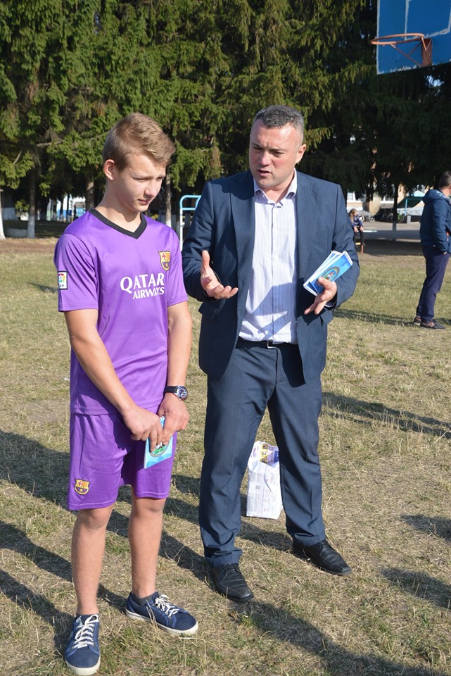 Спортивний урок в Тетієві. Фото