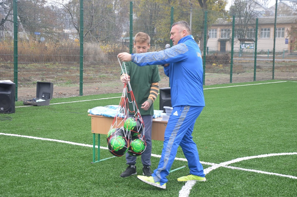 Відкриття спортивного майданчика в Переяславському. Фото