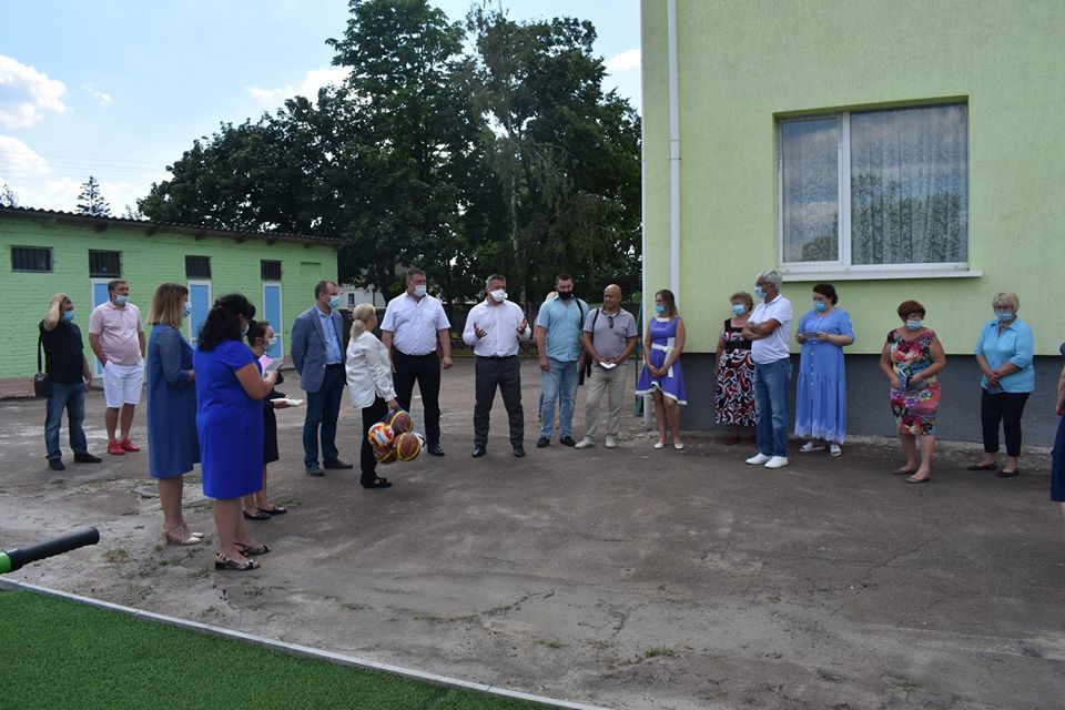 Відкриття воркаут-майданчика в Пролісках. Фото