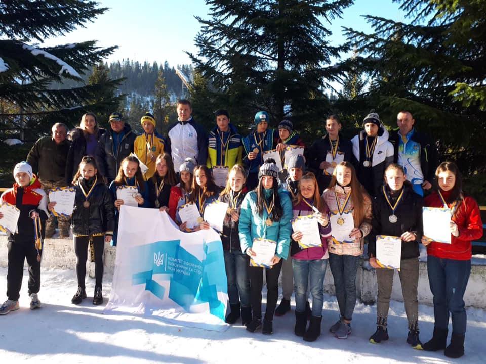 Всеукраїнські змагання з лижних гонок серед юнаків та дівчат. фото