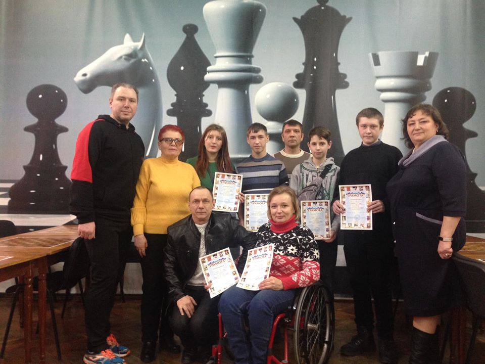 Чемпіонат Київщини з шашок серед інвалідів, Біла Церква. Фото