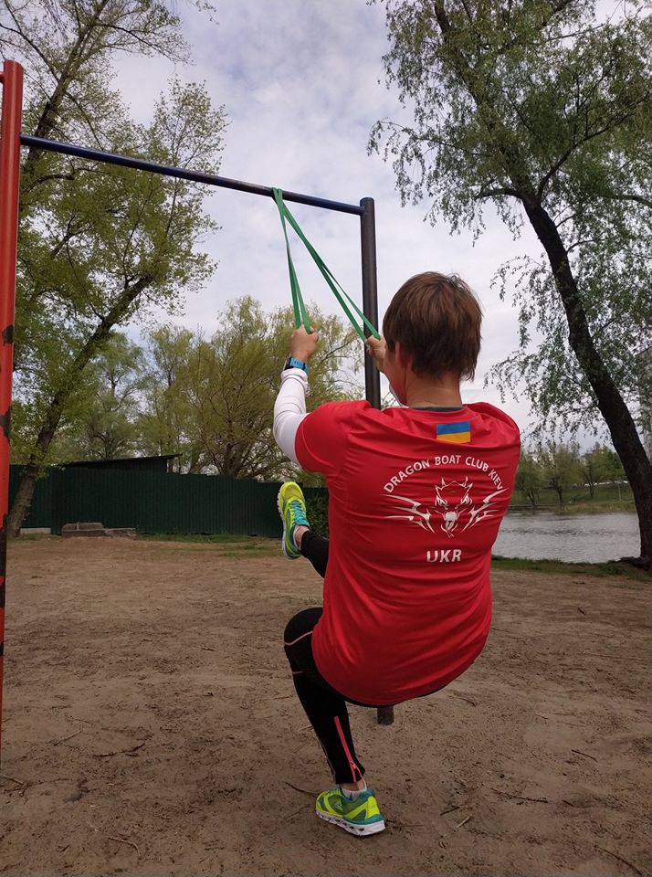 Наталія Єременко, веслування на човнах Дракон. Фото