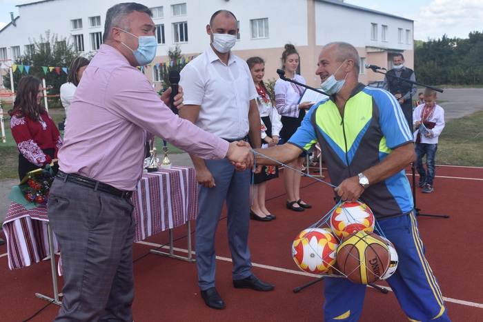 Відкриття воркаут-майданчиків в Обухівському районі. Фото