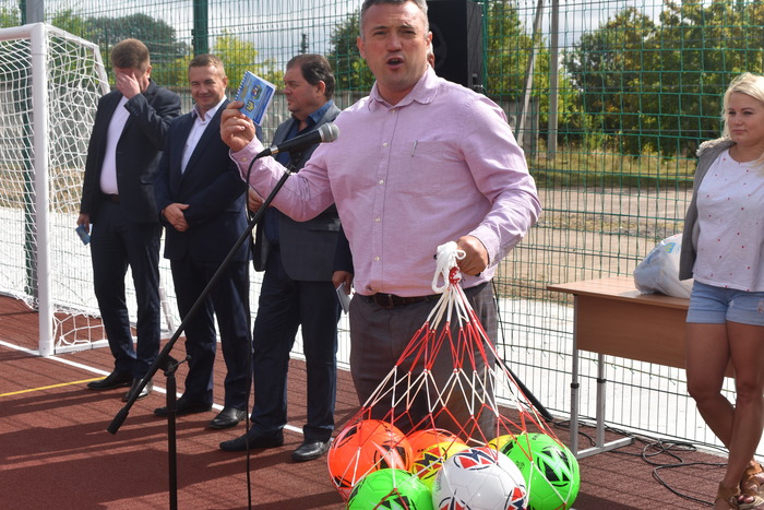 Відкриття спортивних майданчиків, Березань, Студеники. Фото