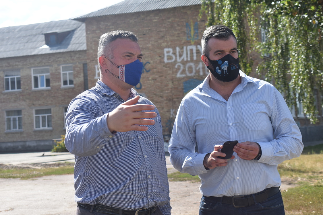 Вікдкриття спортивних майданчиків в Броварському районі. Фото