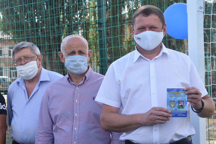 Вікдкриття спортивних майданчиків в Броварському районі. Фото