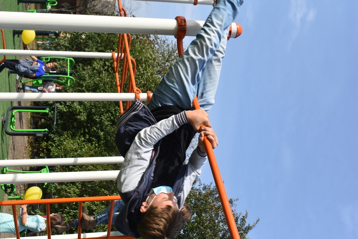 Відкриття воркаут-майданчика в Жоравці. Фото