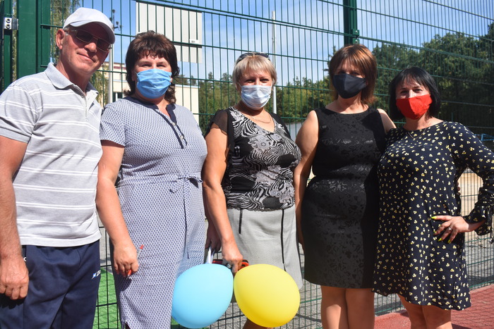 Відкриття мультифункціонального майданчика у Володарці. Фото