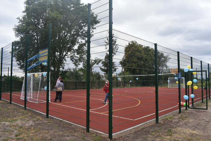 Відкриття спортивних майданчиків, Березань, Студеники. Фото