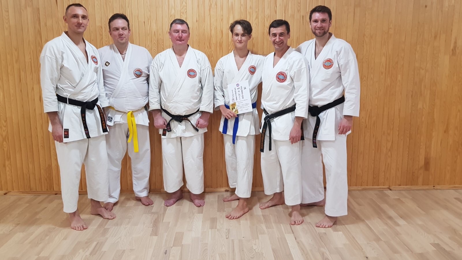 Атестація на кольорові пояси Шотокан Карате-До. Фото