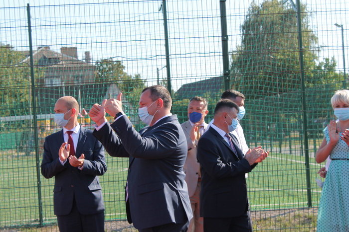 Відкриття мультифункціонального спортивного майданчика, Фастів. Фото
