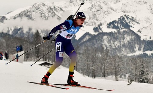 Медаль в жіночій естафеті на чемпіонаті світу з біатлону, Поклюка. Фото