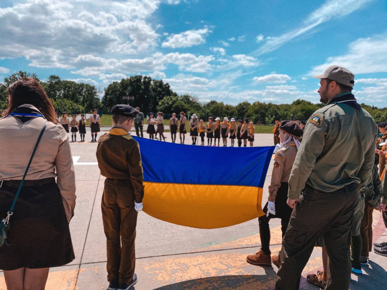 Обласний табір для новацтва Пласту. фото