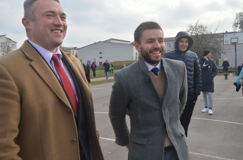 Відкриття футбольного поля в Крюківщині