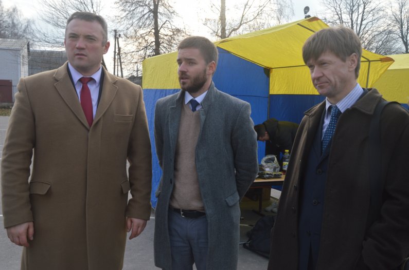 Відкриття футбольного поля в Крюківщині