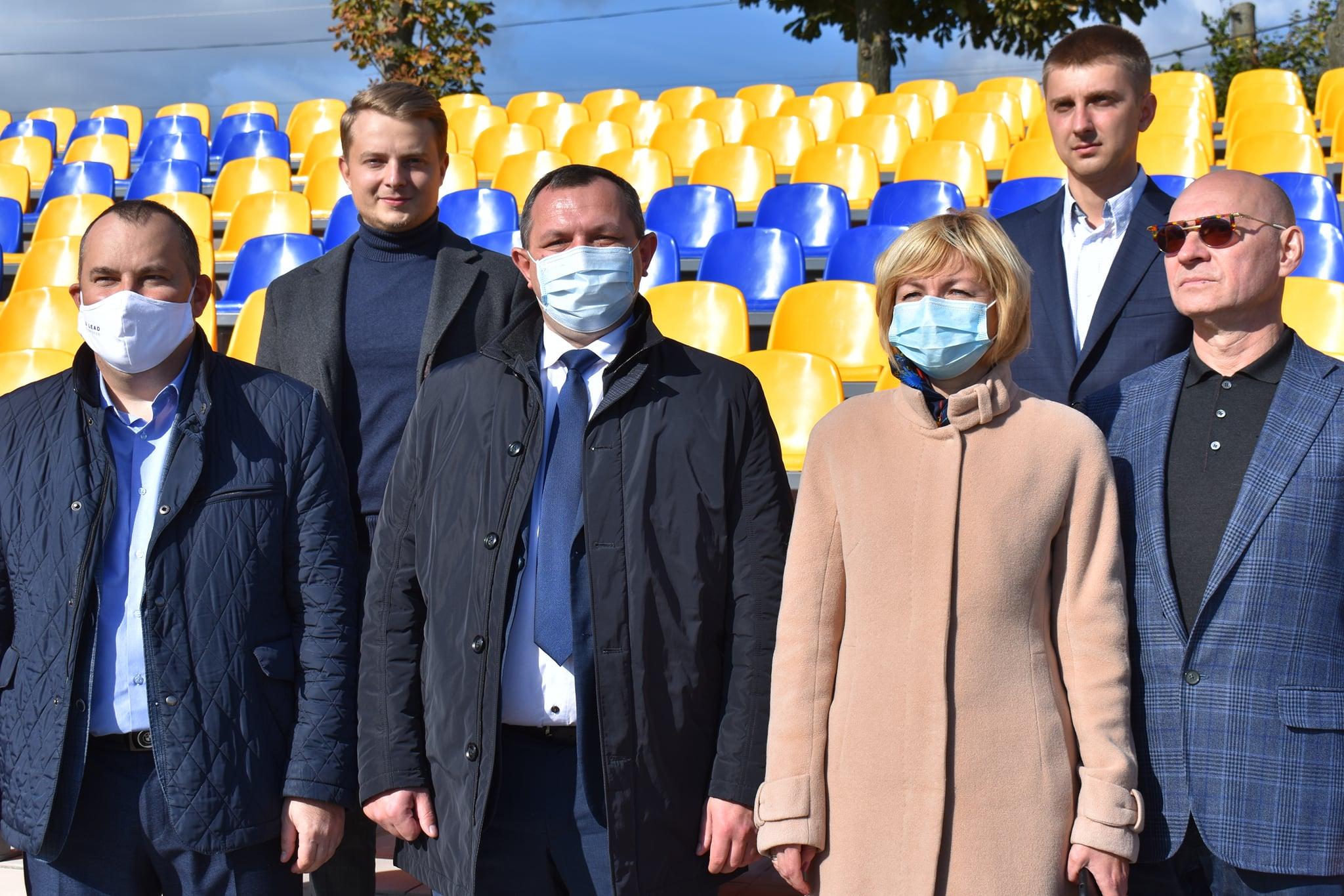 Стадіон в Тетієві за програмою Велике будівництво. Фото