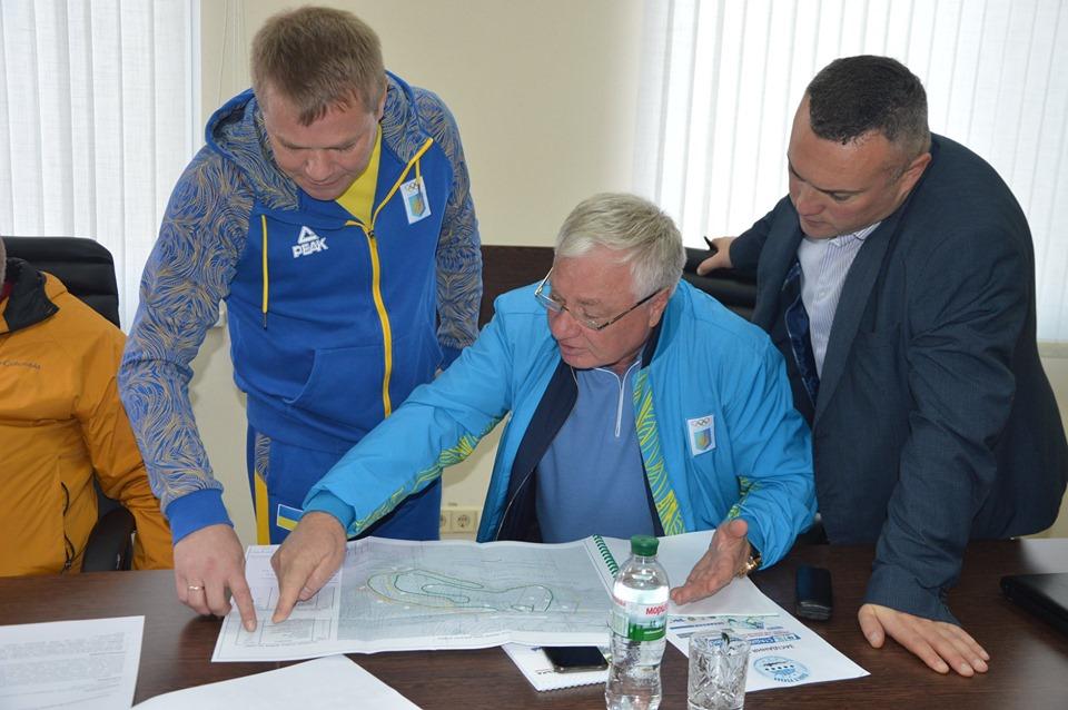 Будівництво стадіону з біатлону в Тетієві. Фото