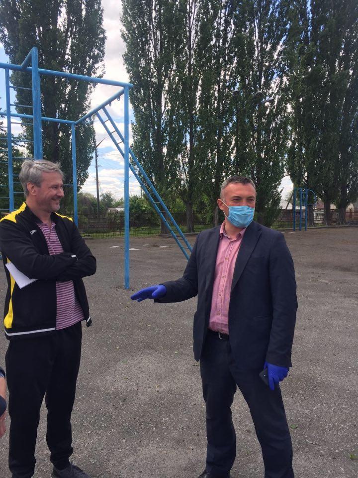 Будівництво спортивних майданчиків в Баришівському районі. Фото Будівництво спортивних майданчиків в Баришівському районі. Фото