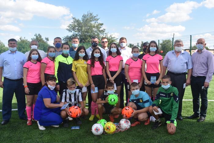 Вікдкриття спортивних майданчиків в Броварському районі. Фото