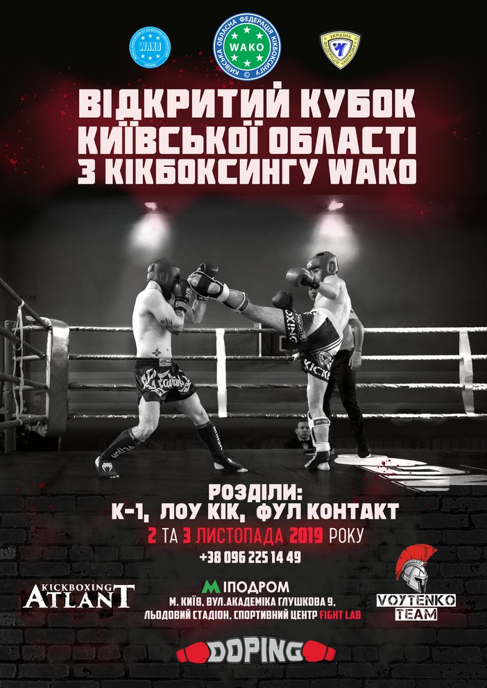 відкритий Кубок Київщини з кікбоксингу WAKO