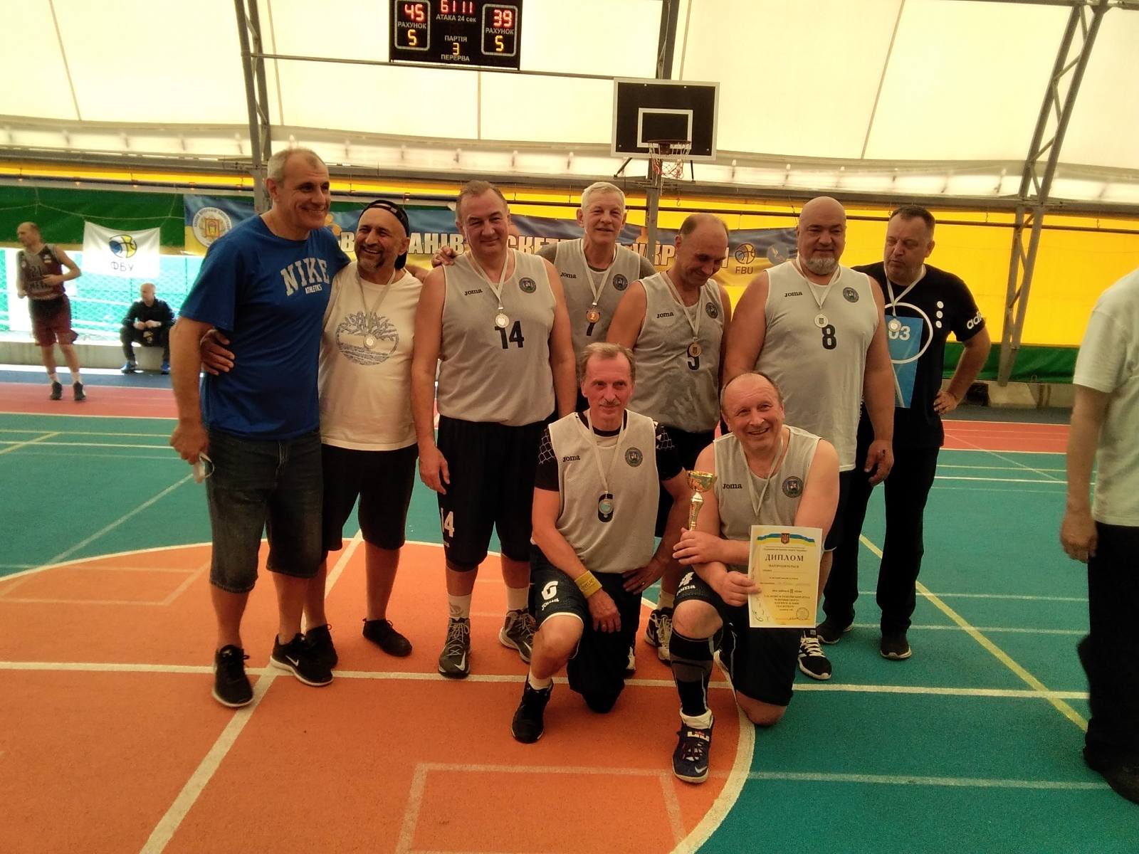 ІХ літні всеукраїнські ігри ветеранів спорту з баскетболу пам'яті Михайла Баки, Коблево. Фото